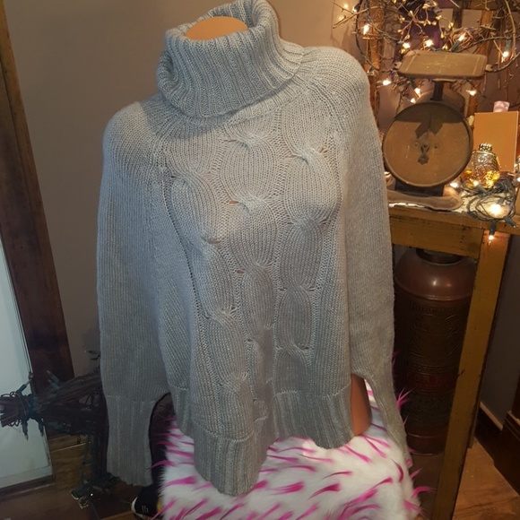 bebe Sweaters - Bebe mohair oversized sweater poncho S NWOT